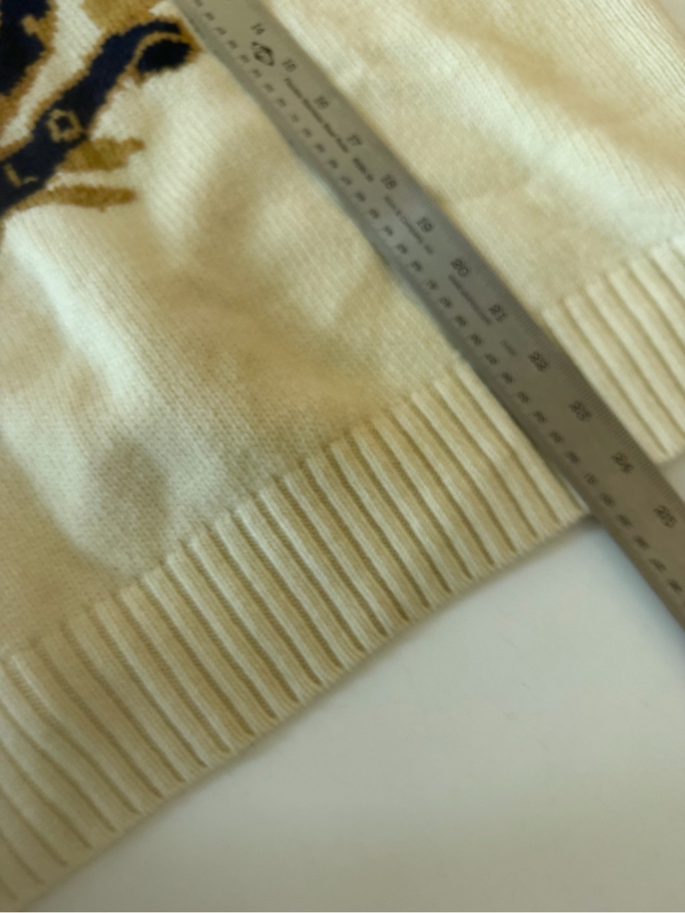 Polo Ralph Lauren CreamRed Intarsia Crest Wool Preppy Turtleneck Sweater XXL NWT - Picture 16 of 16